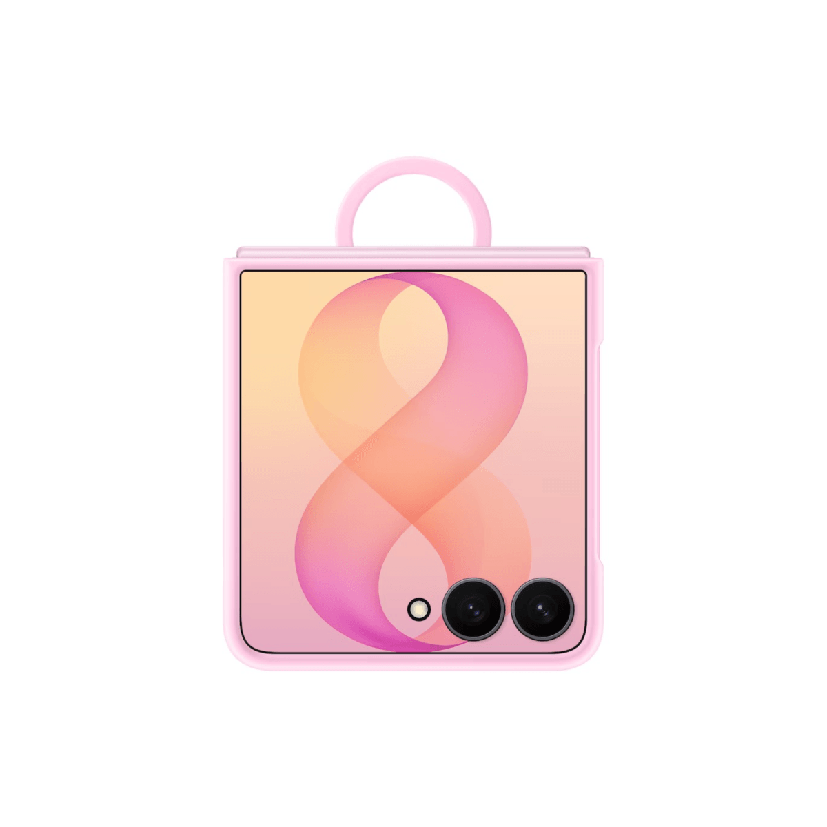 Samsung Galaxy Z Flip8 Silicone Ring Magnet Case, Pink - EF776CVEGWW