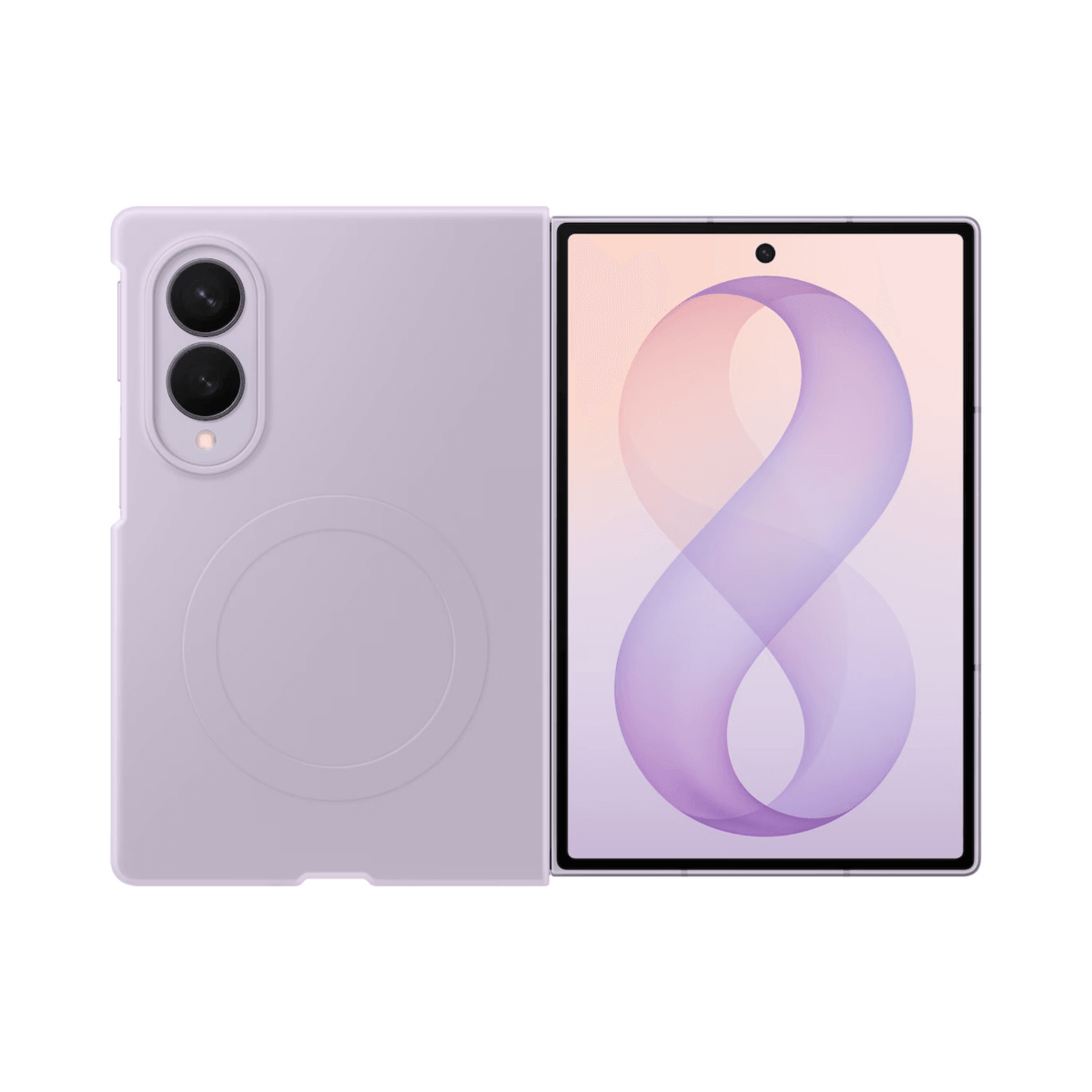 Samsung Galaxy Z Fold8 Silicone Magnet Case, Lavender - EF971CVEGWW 