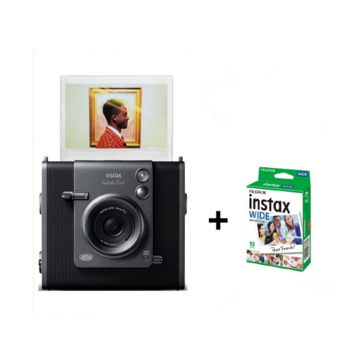 Buy Fujifilm Instax Wide Evo Hybrid Camera, Black online