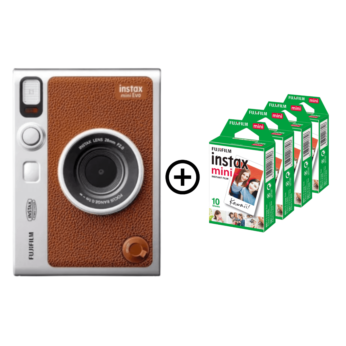 Buy Fujifilm Instax Mini Evo Camera - Brown online