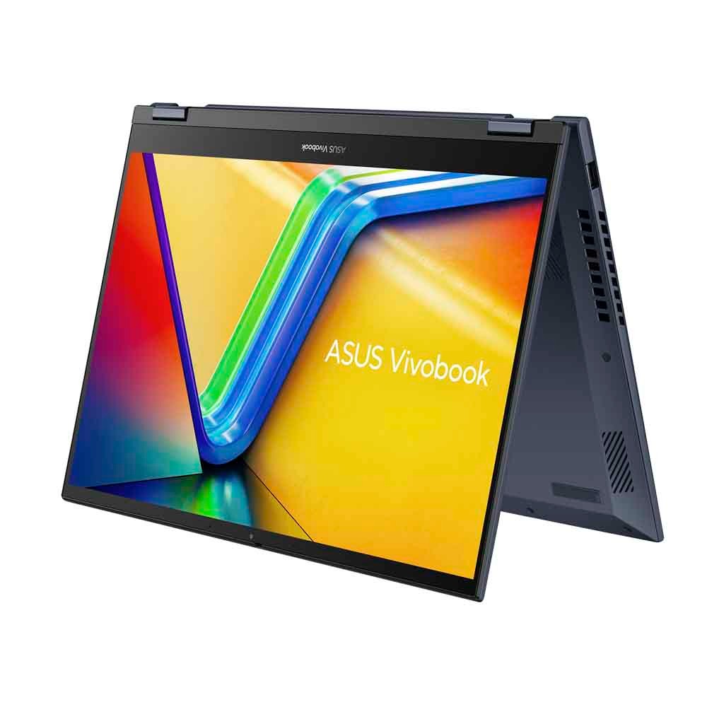 Asus Vivobook S 14 Flip, TN3402YA-LZ327W, Convertible Laptop, 14-inch, 60Hz, WUXGA Touchscreen, Integrated Graphics, AMD Ryzen 5 7430U, 8GB RAM, 512GB SSD, Windows 11 Home, Quiet Blue