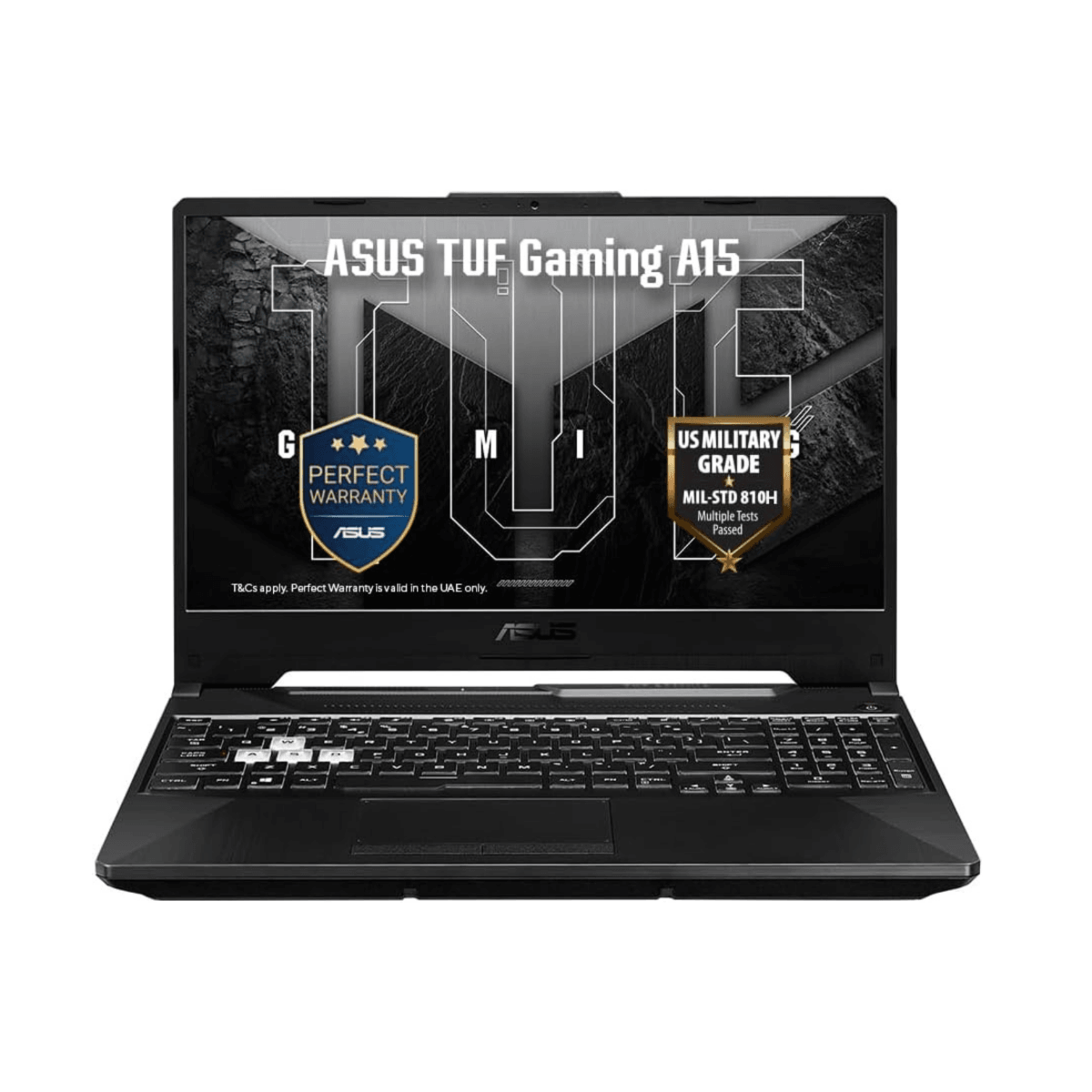 Buy ASUS TUF Gaming A15, 15.6-inch FHD, 1920x1080, 144Hz Display, AMD Ryzen 7 8845H, NVIDIA RTX3050 4GB, 8GB RAM, 512GB SSD, Windows 11, Black - FA506NCG-HN347W online