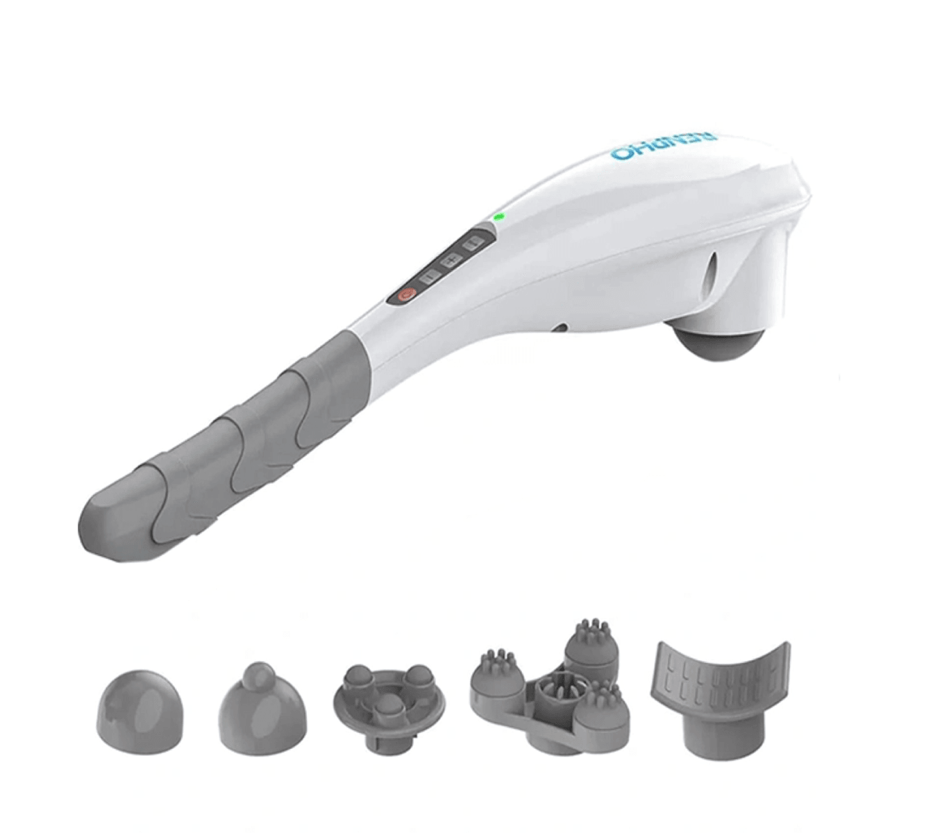جهاز التدليك المحمول القابل لإعادة الشحن من رينفو، أبيض - EM2016CWH
