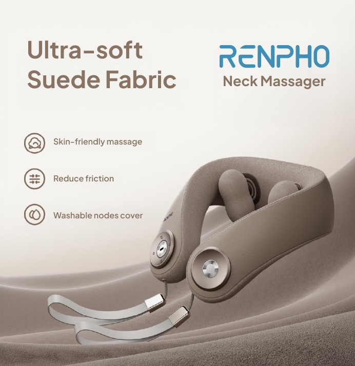 Renpho Cordless Neck Massager with Heat