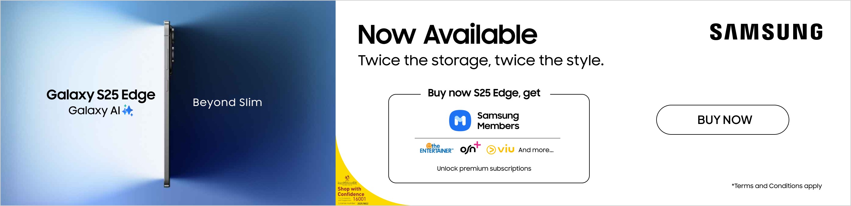 Samsung Galaxy S25 Edge Series - Available Now!