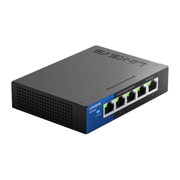 Buy Linksys LGS105 5-Port Business Desktop Gigabit Switch online Buy Linksys LGS105 5-Port Business Desktop Gigabit Switch online