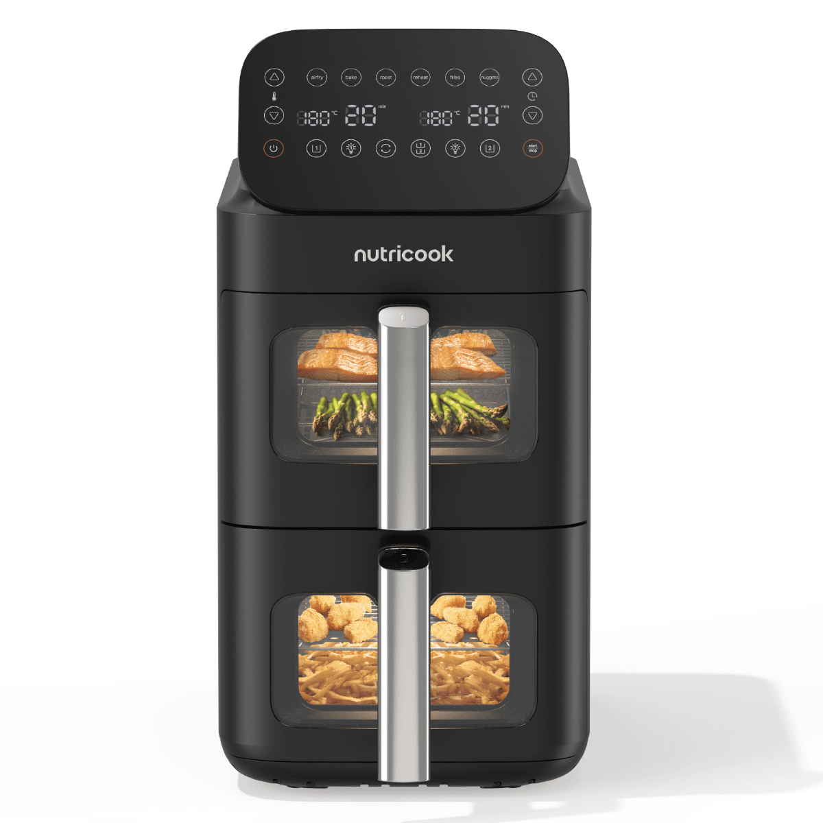 Buy Nutricook 9.6L Duo Stack Air Fryer Pro - AFDS330 online Buy Nutricook 9.6L Duo Stack Air Fryer Pro - AFDS330 online