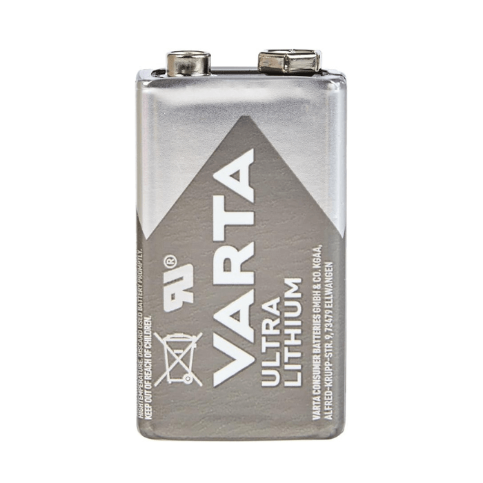 Pila Litio Varta 9V 6LR61 Modello 6122.301.401 - 1 Pezzo In Blister Nuovo - Foto 3
