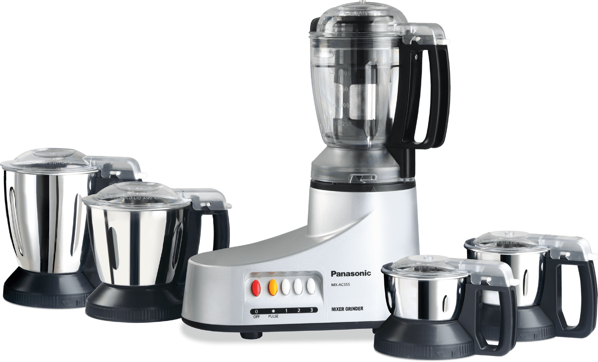Buy Panasonic 1000W Mixer Grinder with Jars MX-AC555STZ Online
