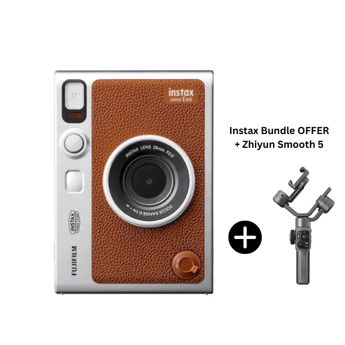 Buy Fujifilm Instax Mini Evo Camera Brown Online in Qatar at