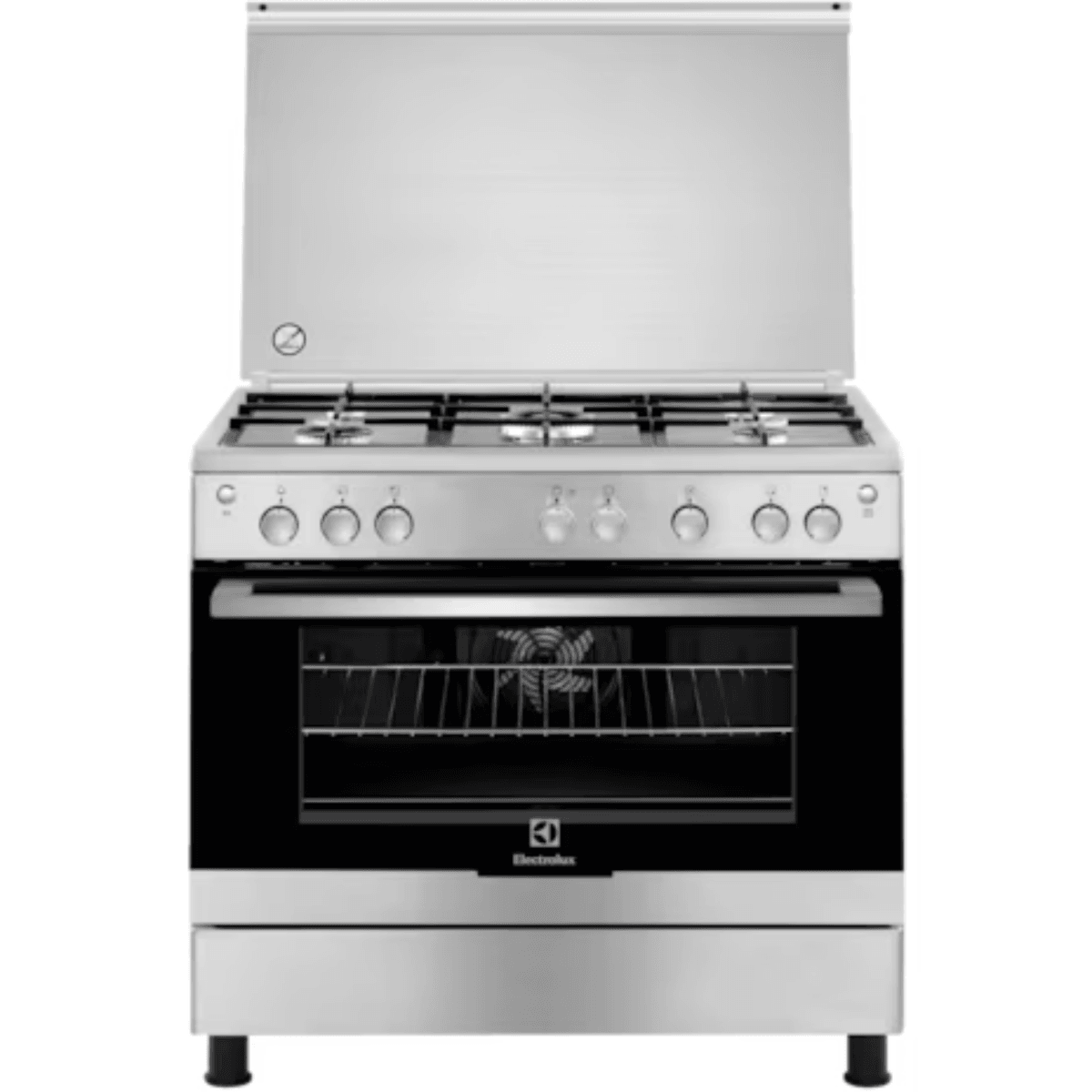 Buy Electrolux 90x60cm Freestanding Cooker, 5 Gas Burners Cooking Range and Electric Oven with fan, Catalytic, Stainless Steel - EKK925A0OX online Buy Electrolux 90x60cm Freestanding Cooker, 5 Gas Burners Cooking Range and Electric Oven with fan, Catalytic, Stainless Steel - EKK925A0OX online