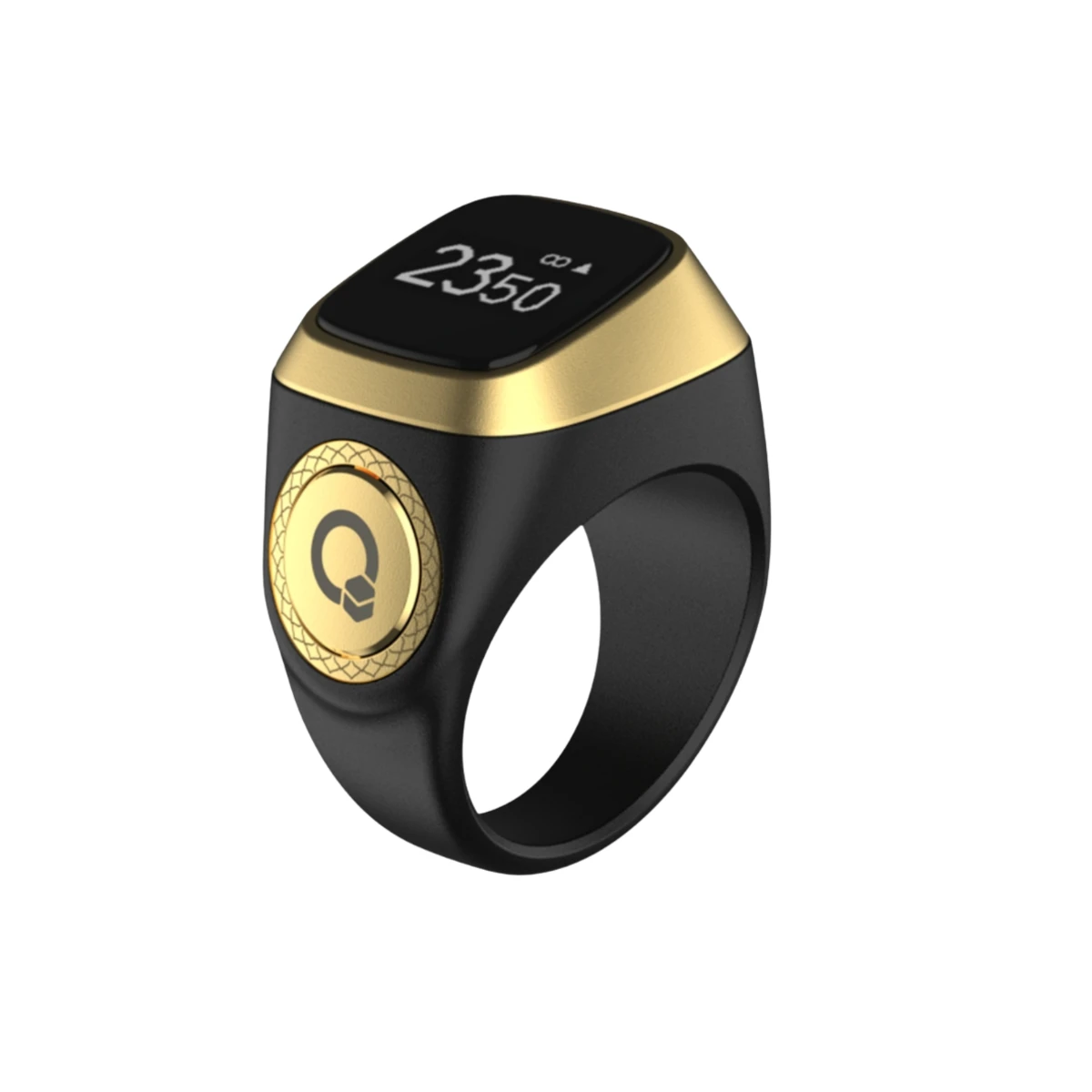 Buy IQibla Smart Zikr Ring, 20mm, E01 - Black Gold online Buy IQibla Smart Zikr Ring, 20mm, E01 - Black Gold online
