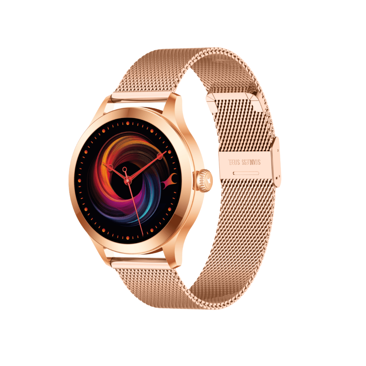 Buy Titan Fastrack Vybe 1.19-inch AMOLED Display - 68053WM01, Rose Gold online Buy Titan Fastrack Vybe 1.19-inch AMOLED Display - 68053WM01, Rose Gold online