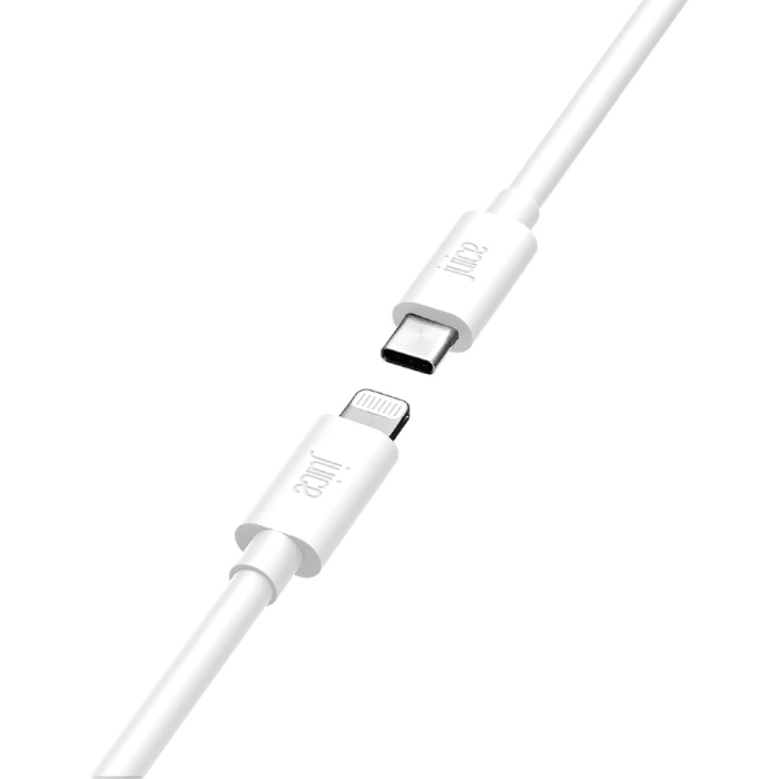 Buy Juice Lightning Cable to Type C 2m Round, White online Buy Juice Lightning Cable to Type C 2m Round, White online